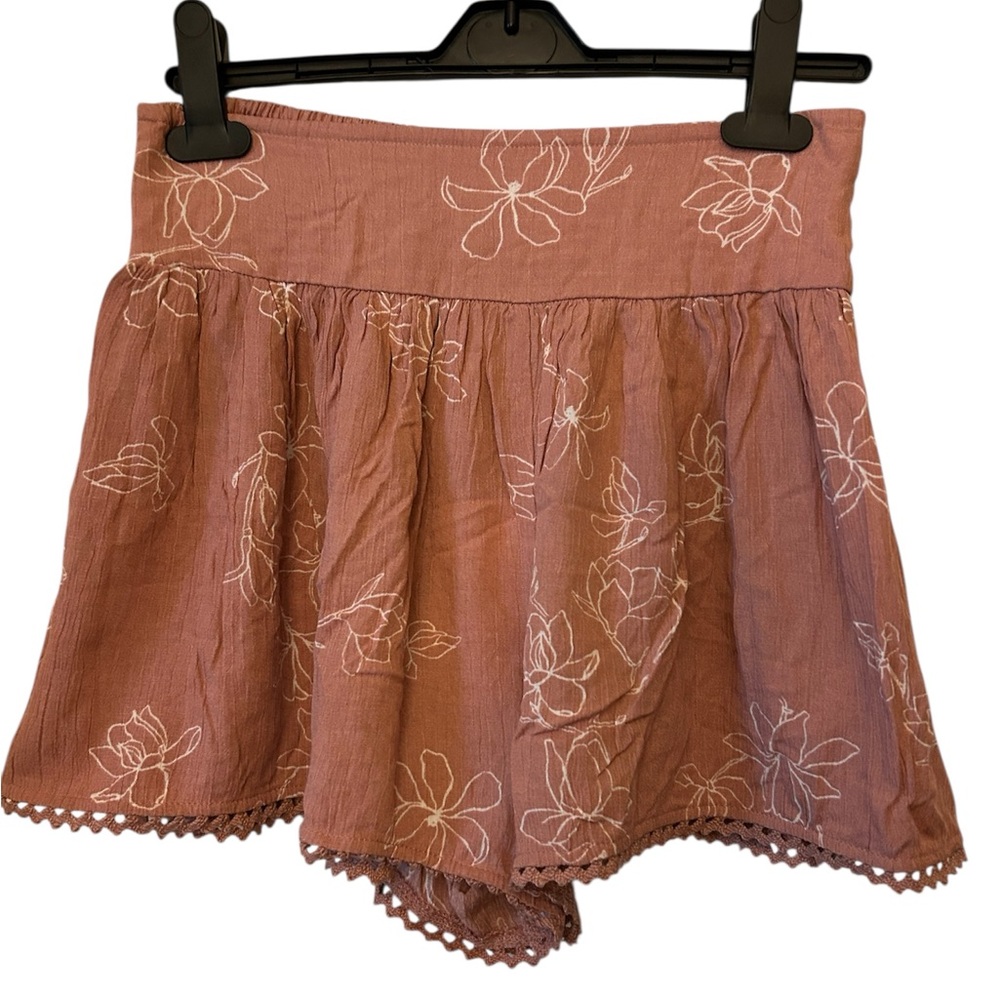 Wallflower Floral Shorts Ash Rose Size Medium